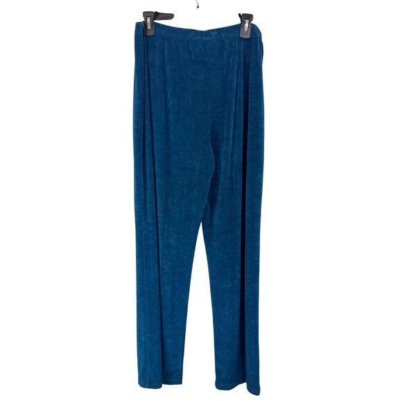 Chico's Travelers Blue Wide Leg Pull On Pants Wrinkle Resistant - Size 3, XL - Picture 2 of 6